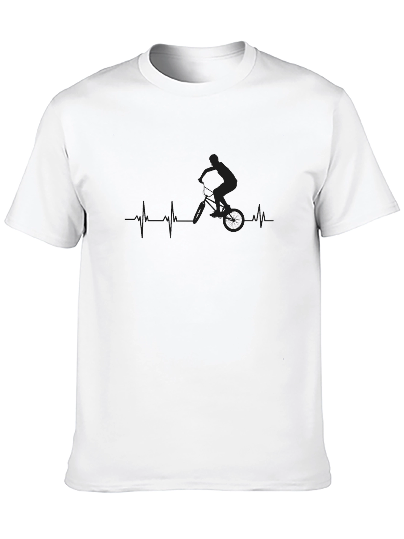 BMX Heartbeat T-Shirt - Cool Rider Tee
