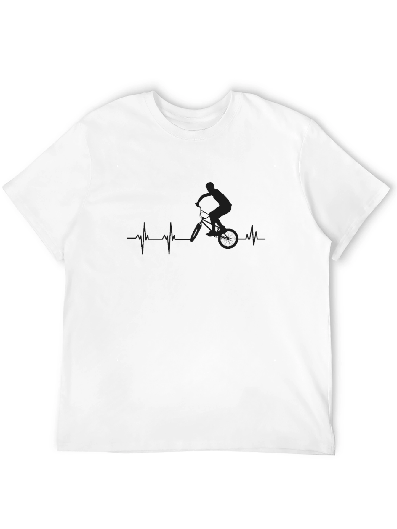 BMX Heartbeat T-Shirt - Cool Rider Tee