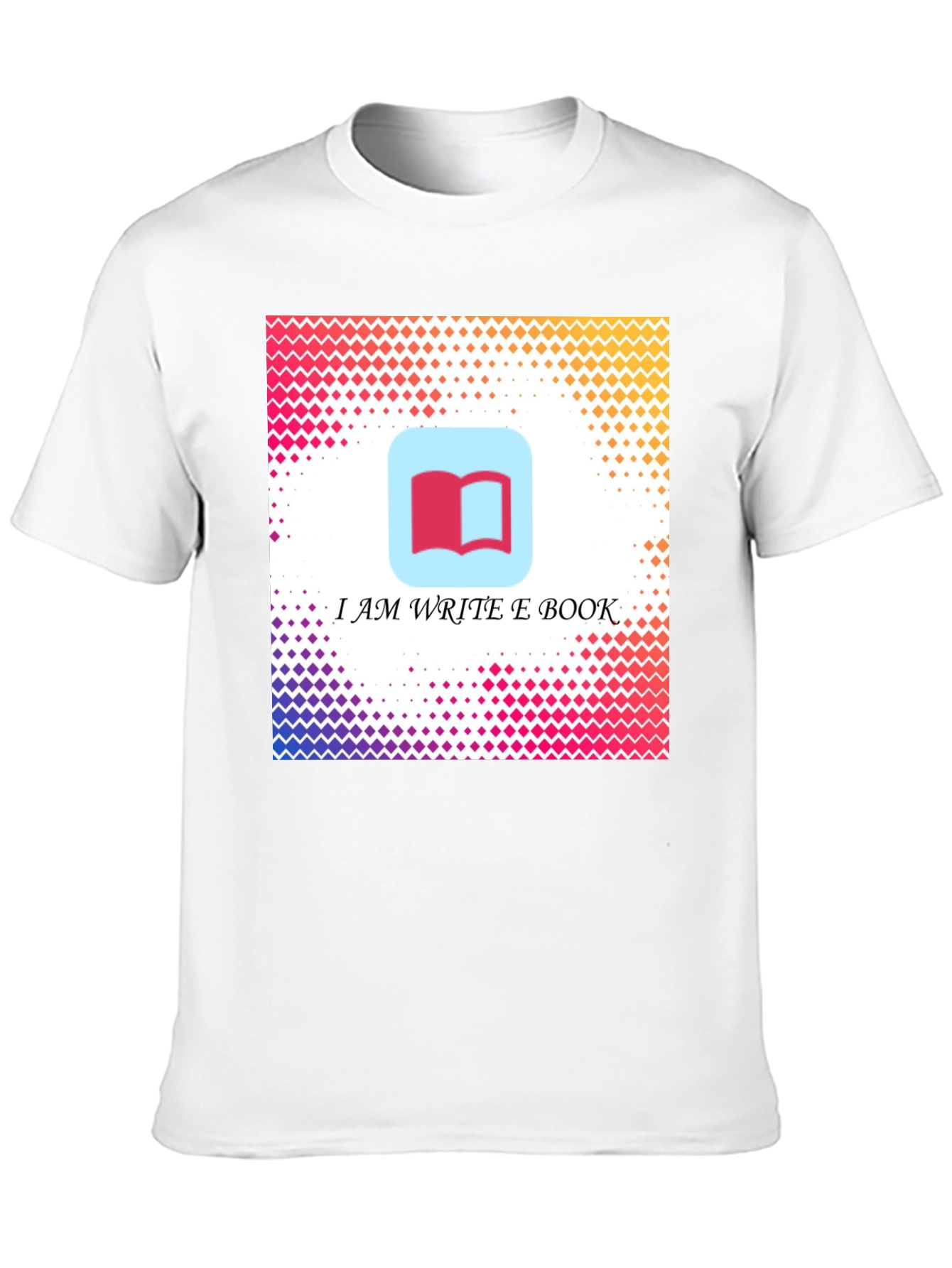 I Am Write E Book Black T-Shirt