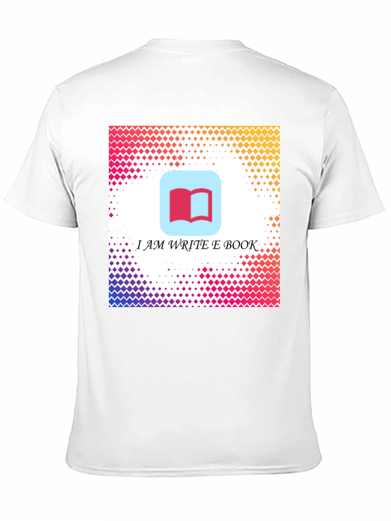 I Am Write E Book Black T-Shirt