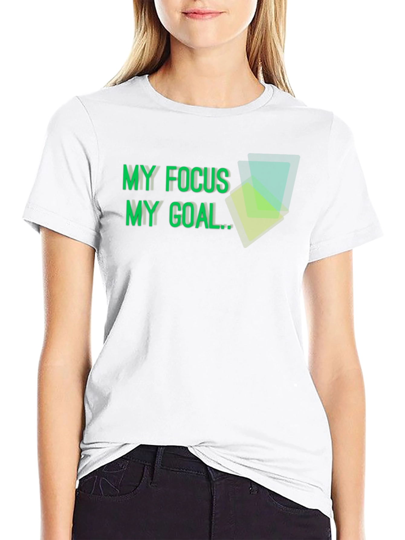 Focus Goal T-Shirt Motivational Graphic Tee