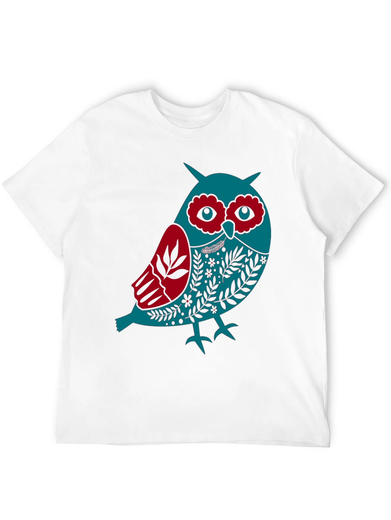 Unique Owl Graphic Black T-Shirt