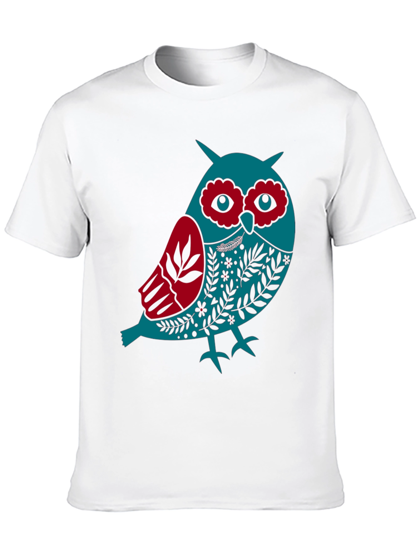 Unique Owl Graphic Black T-Shirt
