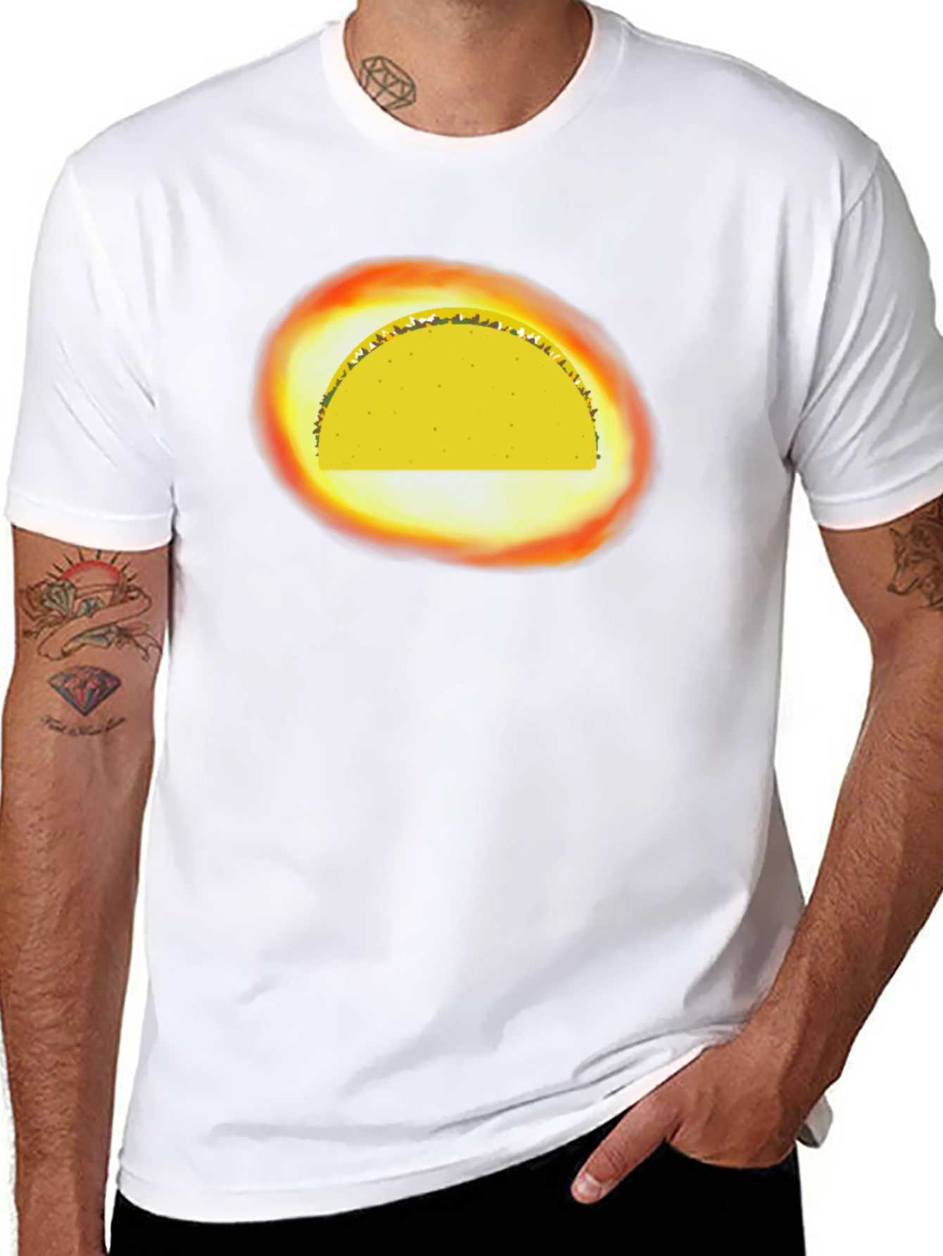 Taco Eclipse Graphic Tee - Black