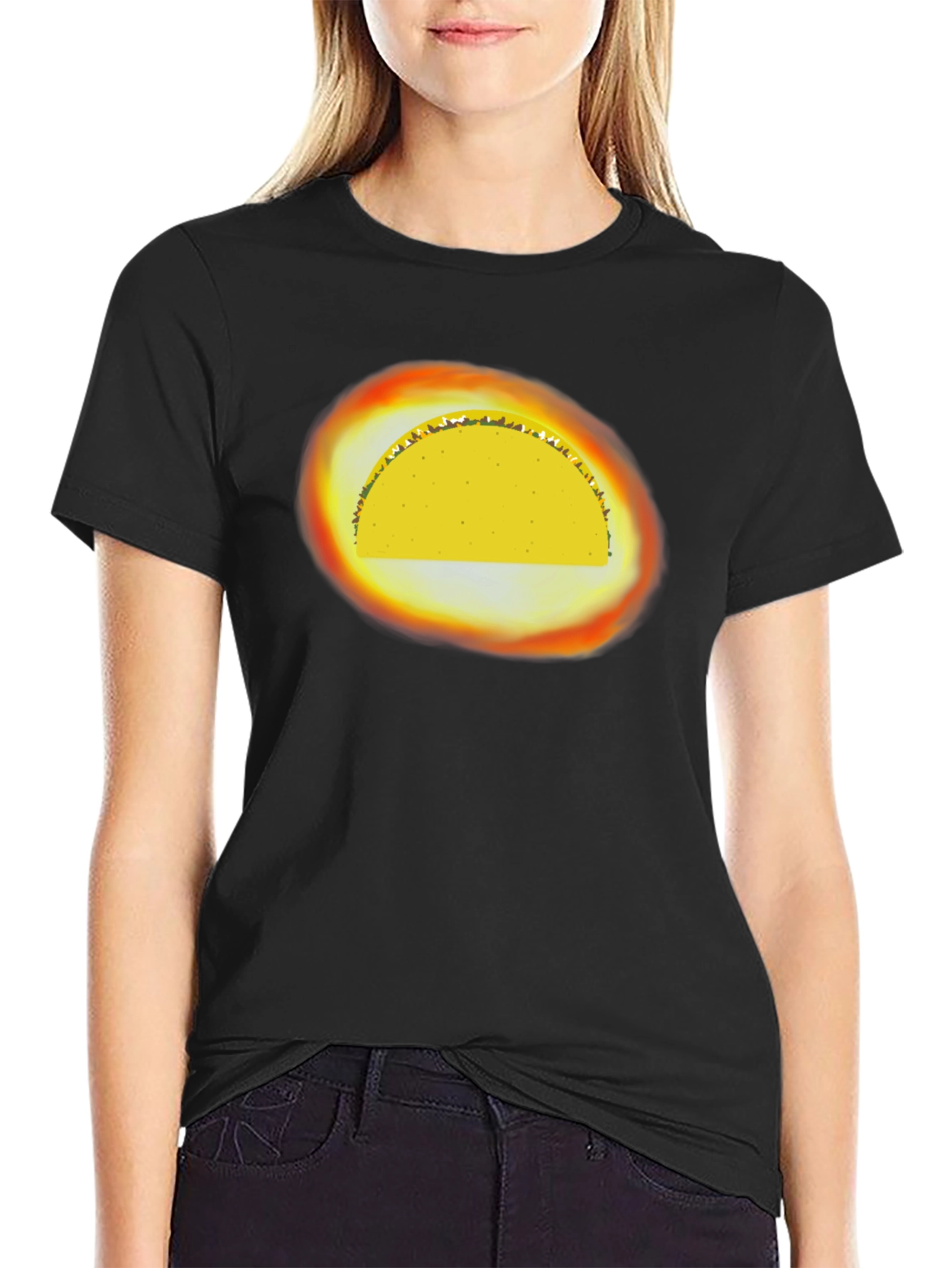 Taco Eclipse Graphic Tee - Black