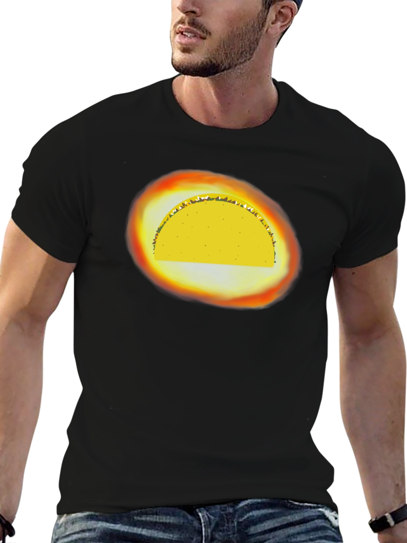 Taco Eclipse Graphic Tee - Black