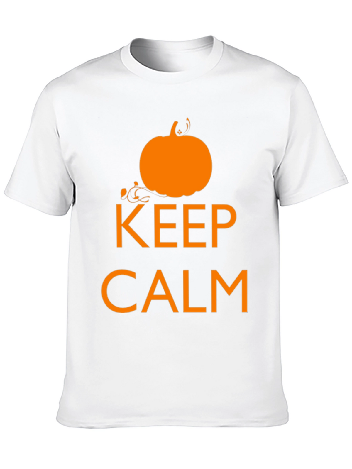 Keep Calm Pumpkin Graphic T-Shirt