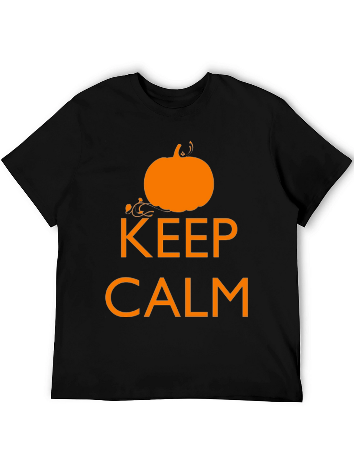Keep Calm Pumpkin Graphic T-Shirt