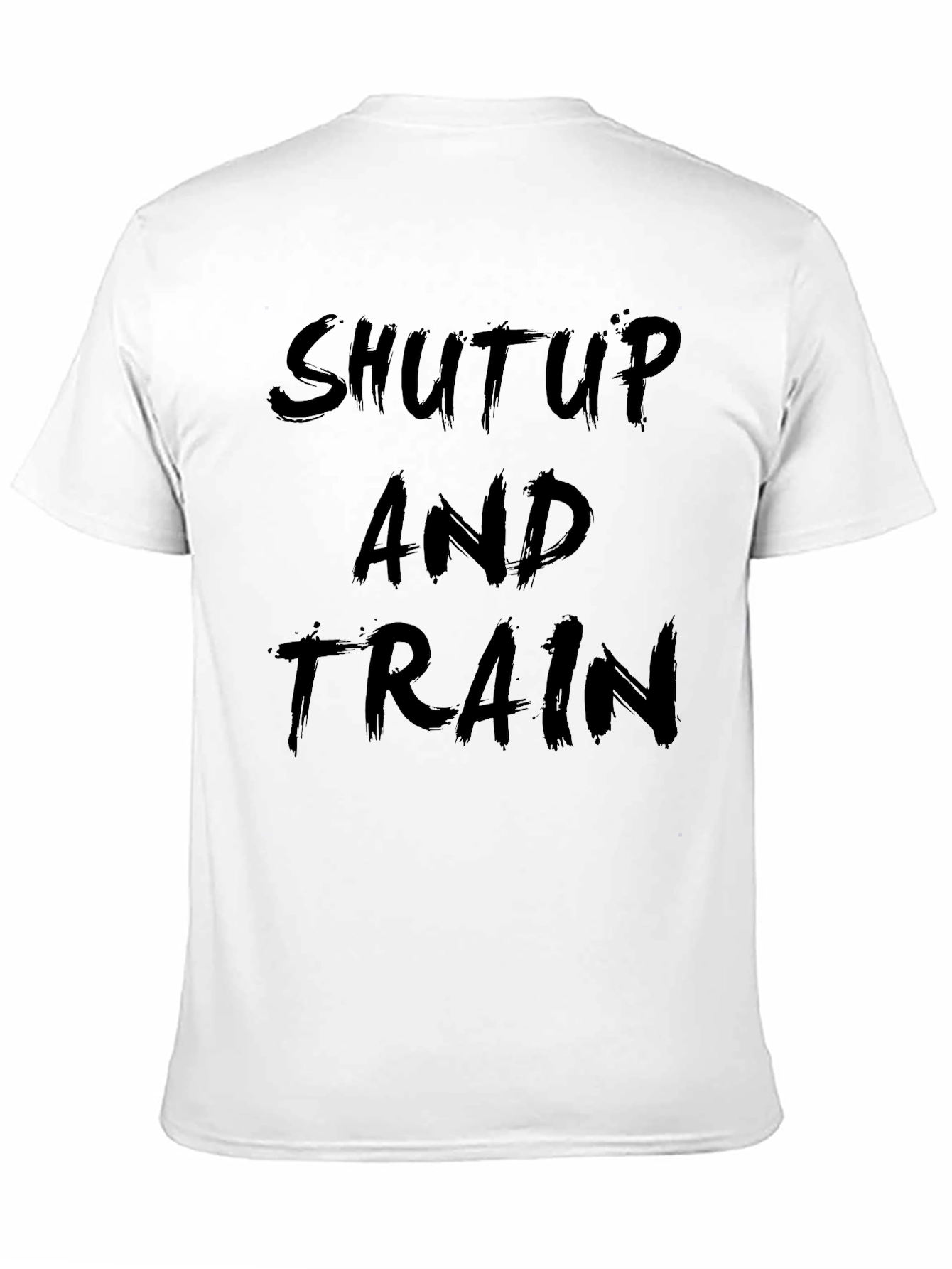 Shut Up and Train Black Graphic T-Shirt