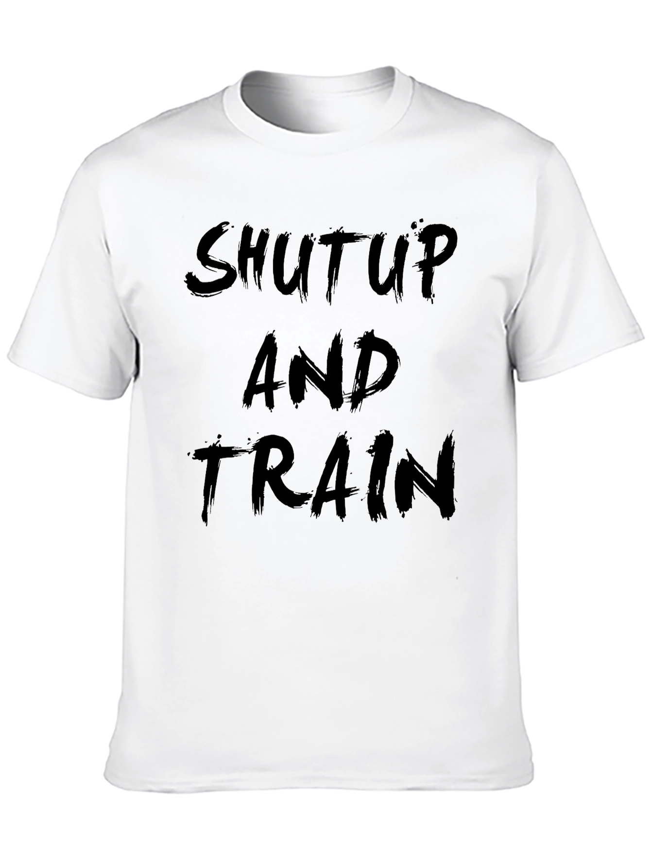 Shut Up and Train Black Graphic T-Shirt