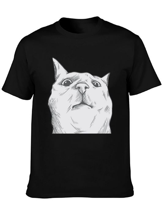 Cat Meme T-Shirt - Funny Graphic Tee for Cat Lovers