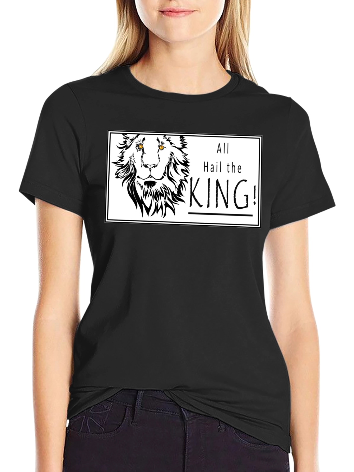 All Hail the King Lion Graphic Tee