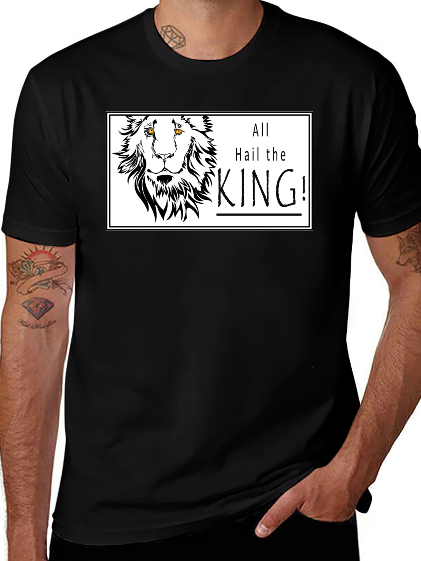 All Hail the King Lion Graphic Tee