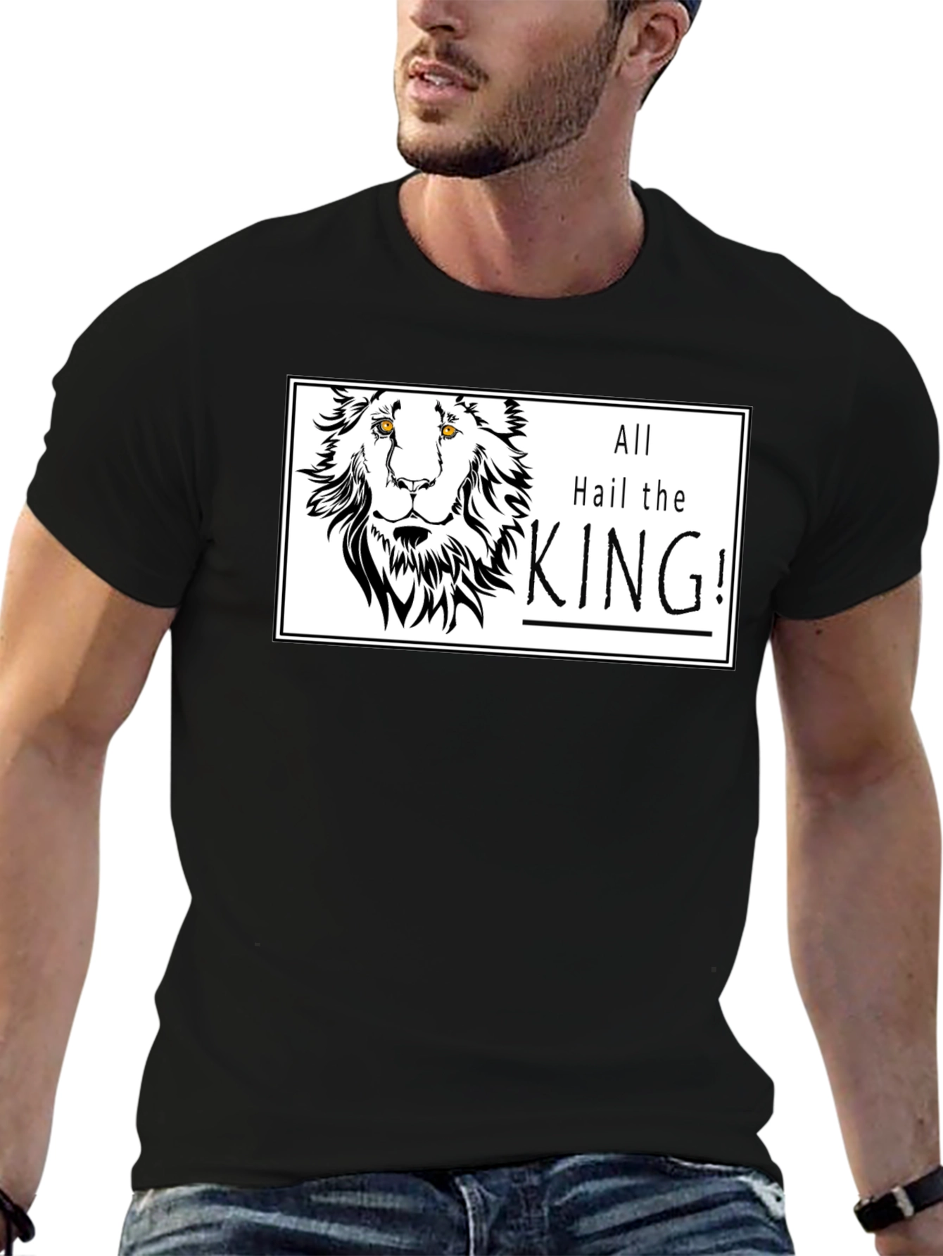 All Hail the King Lion Graphic Tee