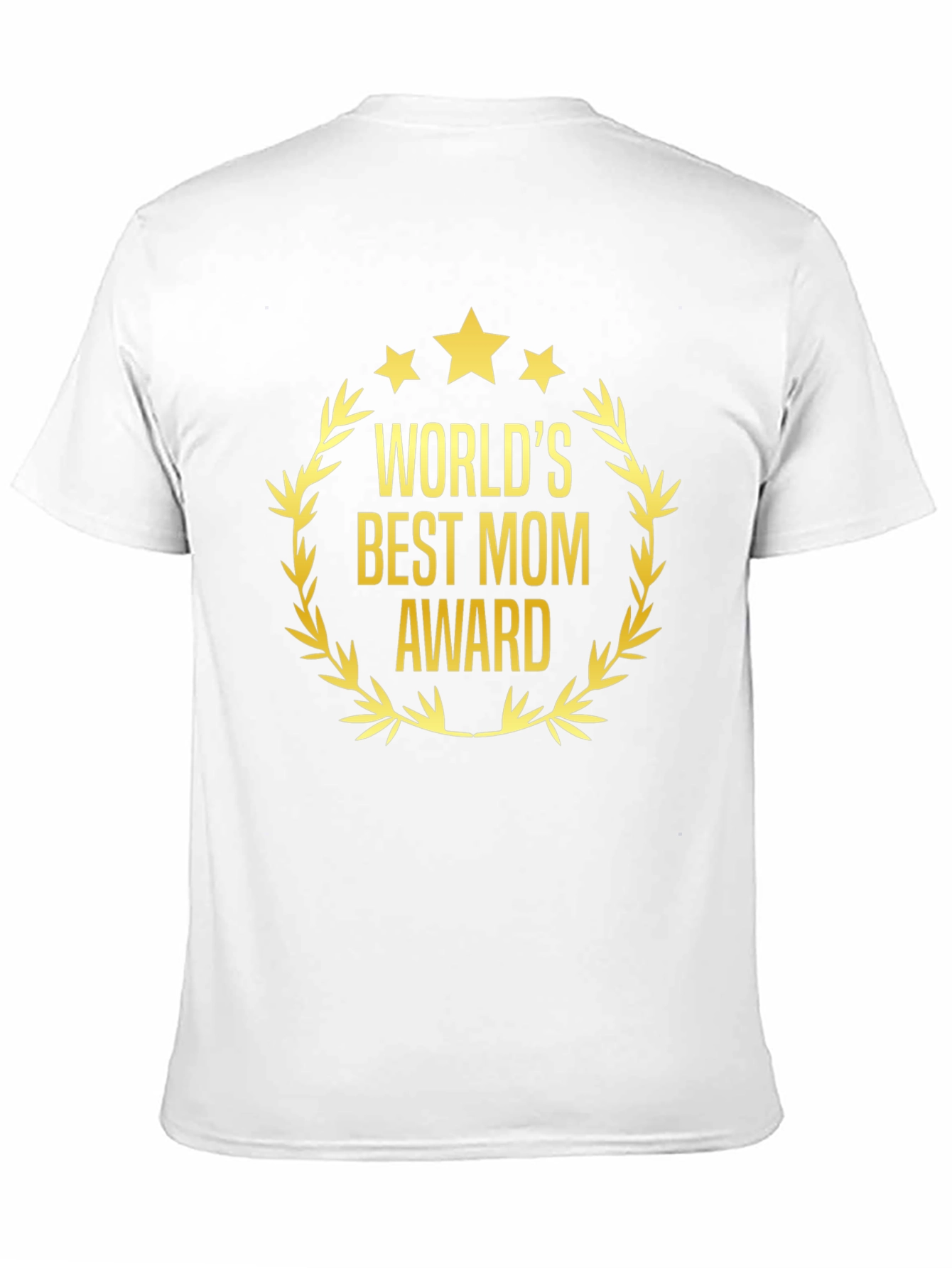 Worlds Best Mom Award Black T-Shirt