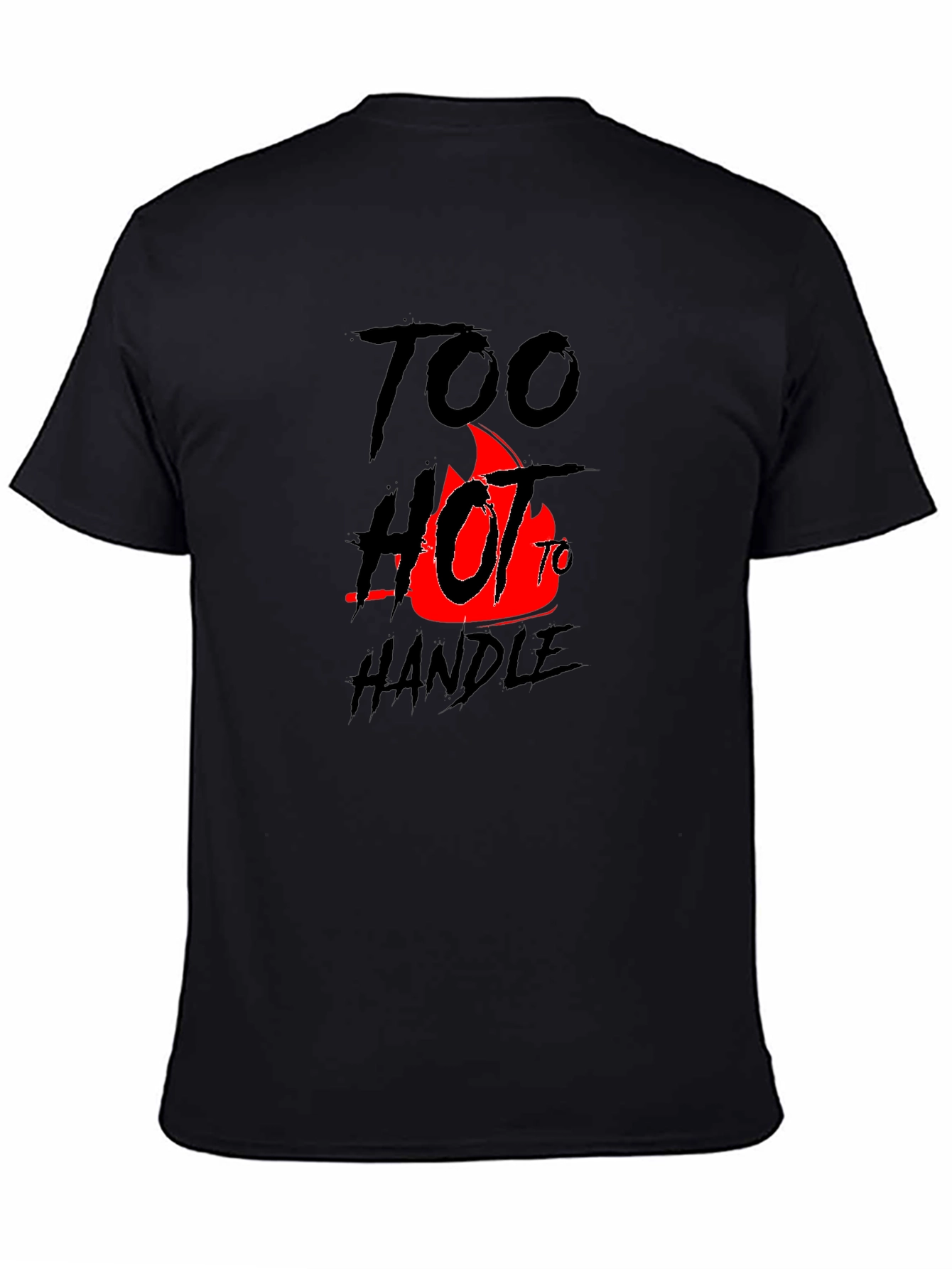 Too Hot To Handle Graphic Tee - Black