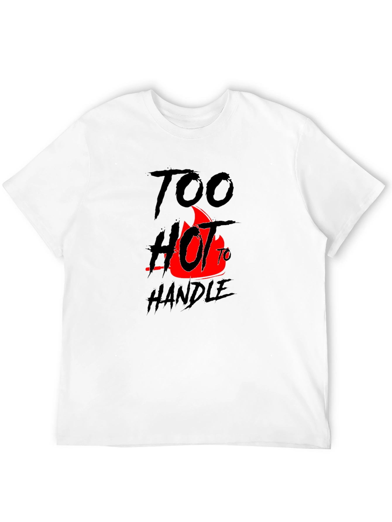 Too Hot To Handle Graphic Tee - Black