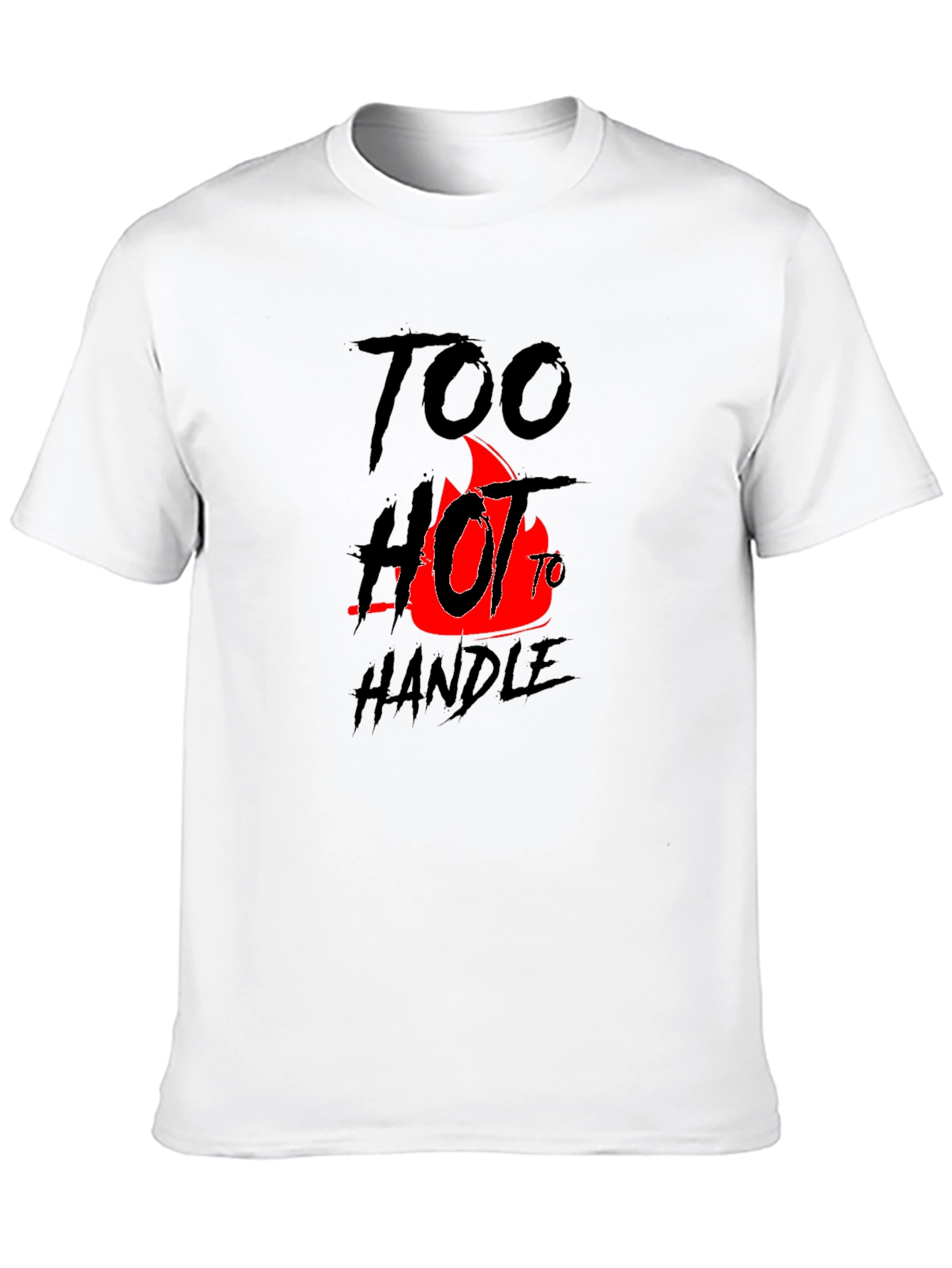 Too Hot To Handle Graphic Tee - Black