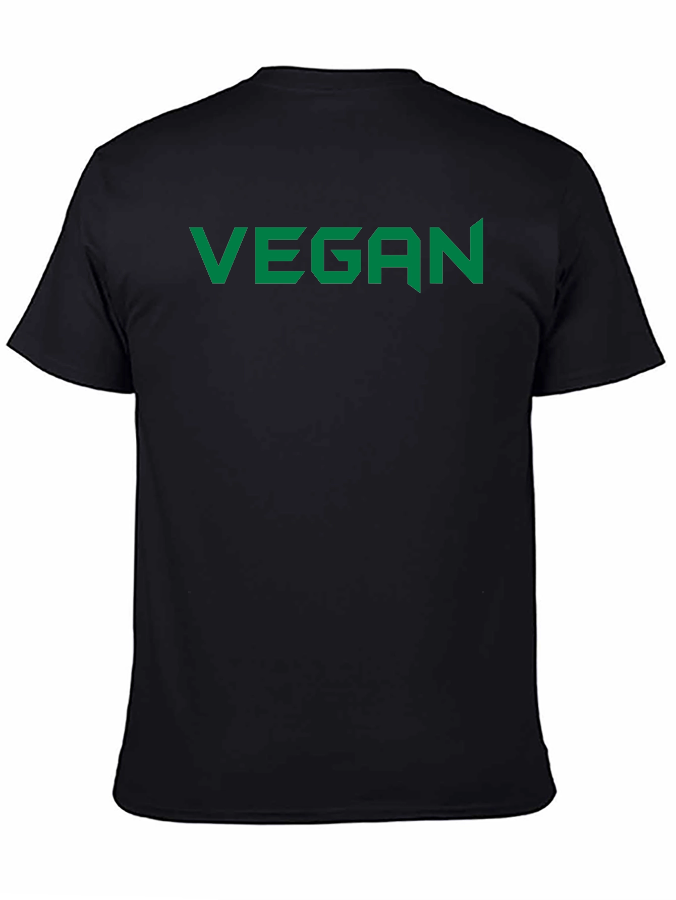 Vegan Statement Tee - Bold Green Print