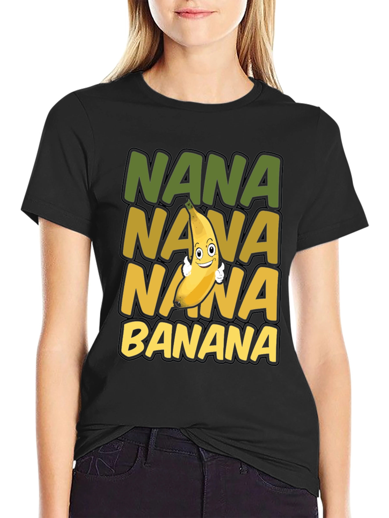 Nana Banana T-Shirt - Fun Fruit Graphic Tee