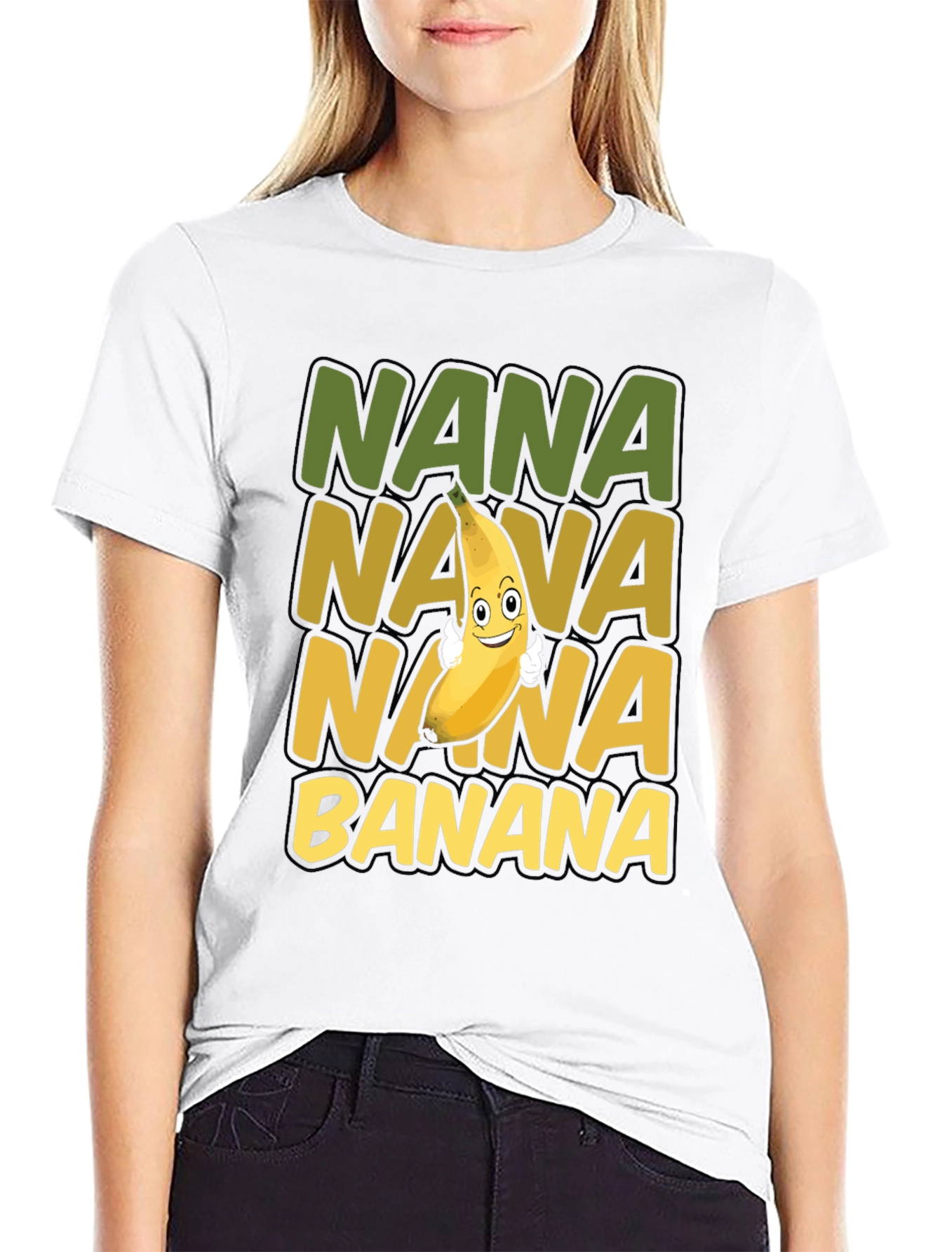 Nana Banana T-Shirt - Fun Fruit Graphic Tee