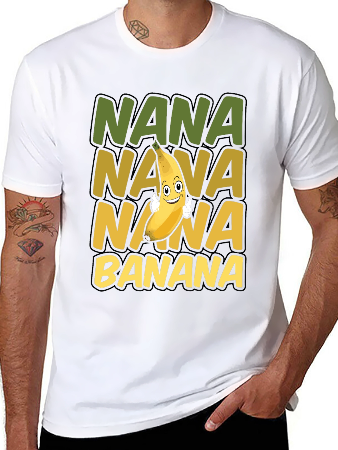 Nana Banana T-Shirt - Fun Fruit Graphic Tee