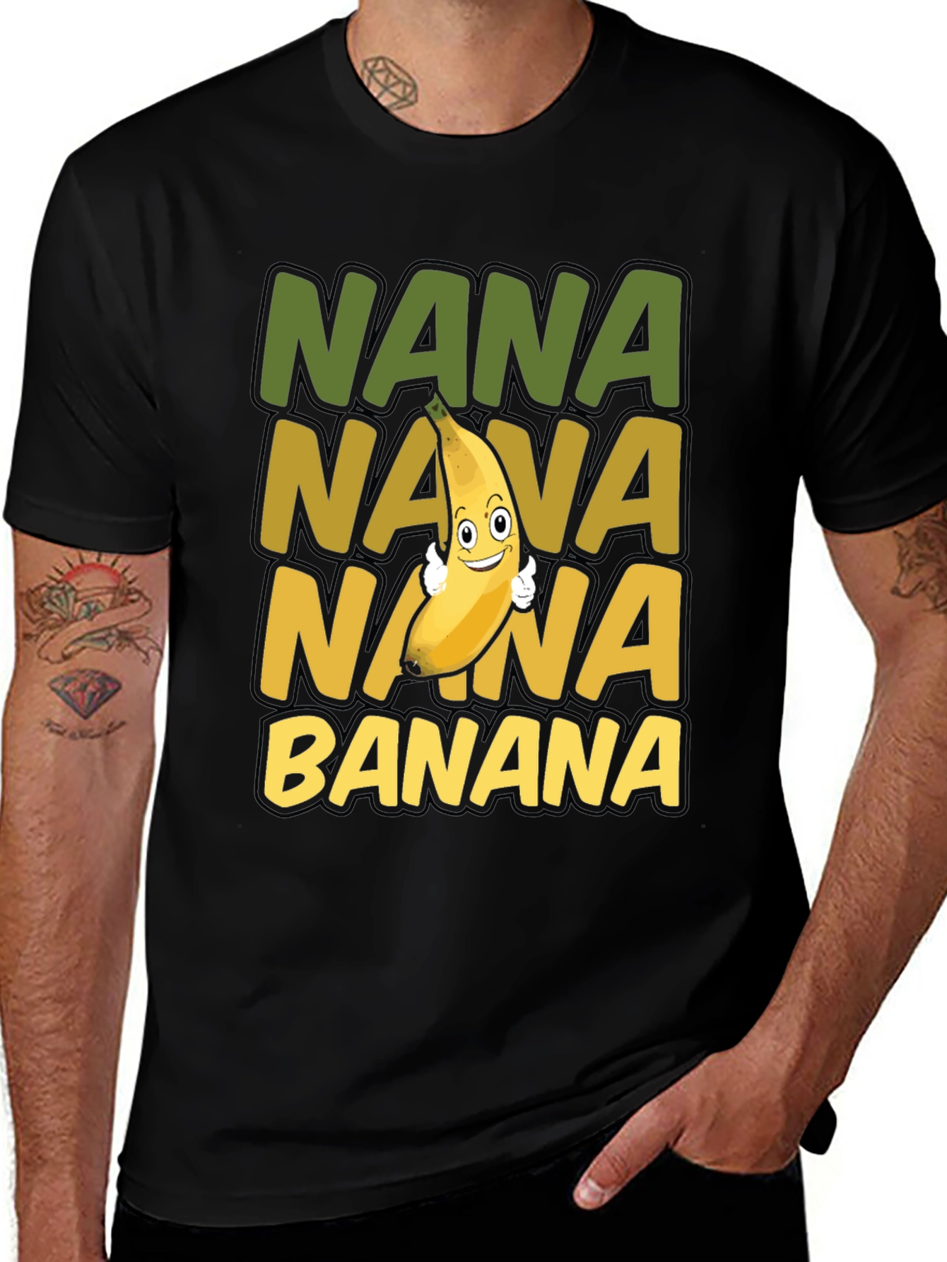 Nana Banana T-Shirt - Fun Fruit Graphic Tee