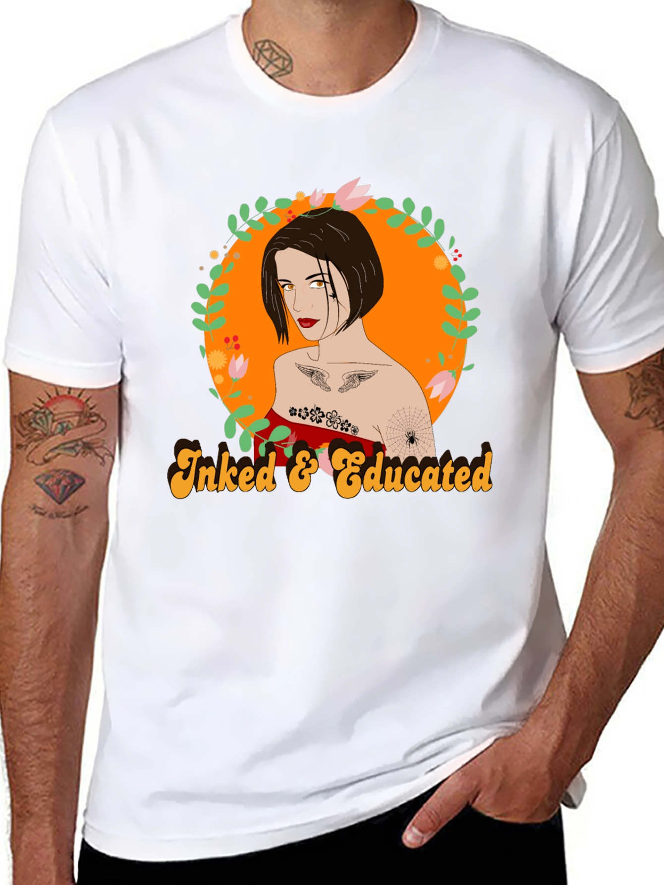 Inked & Educated T-Shirt - Tattoo Graphic Tee