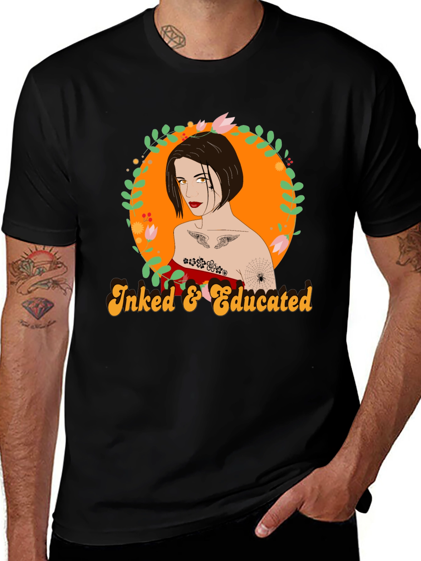 Inked & Educated T-Shirt - Tattoo Graphic Tee