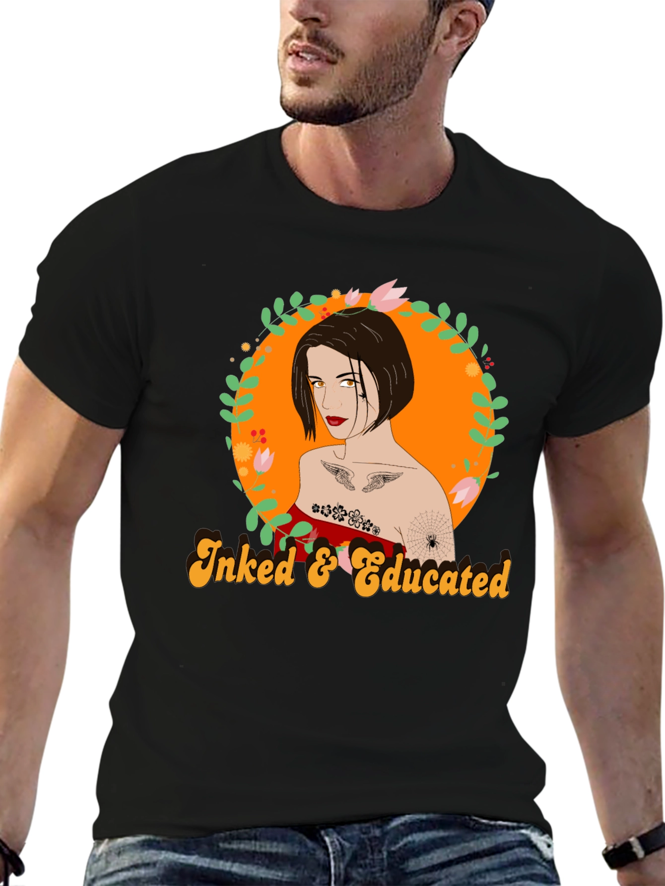 Inked & Educated T-Shirt - Tattoo Graphic Tee