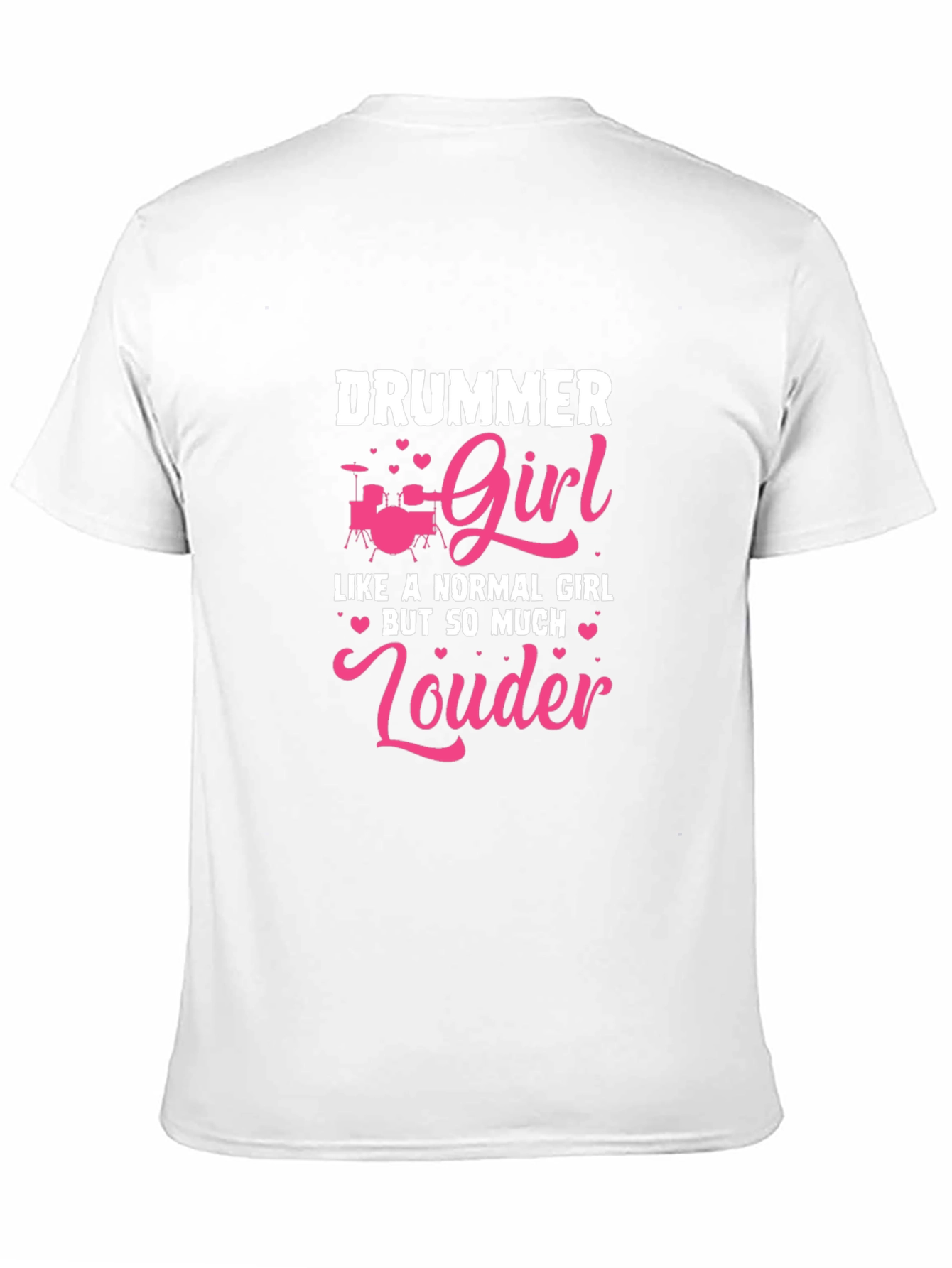 Drummer Girl T-Shirt - Louder Than Normal Tee
