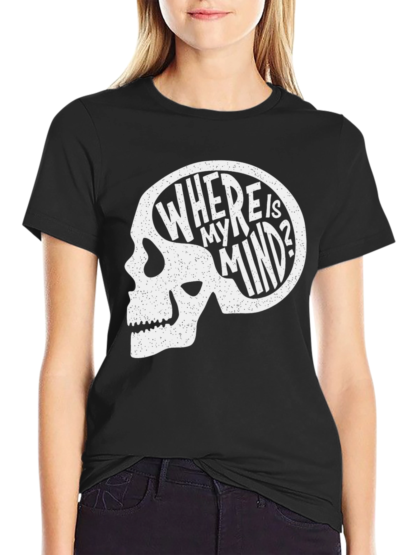 Where Is My Mind Skull Graphic Tee