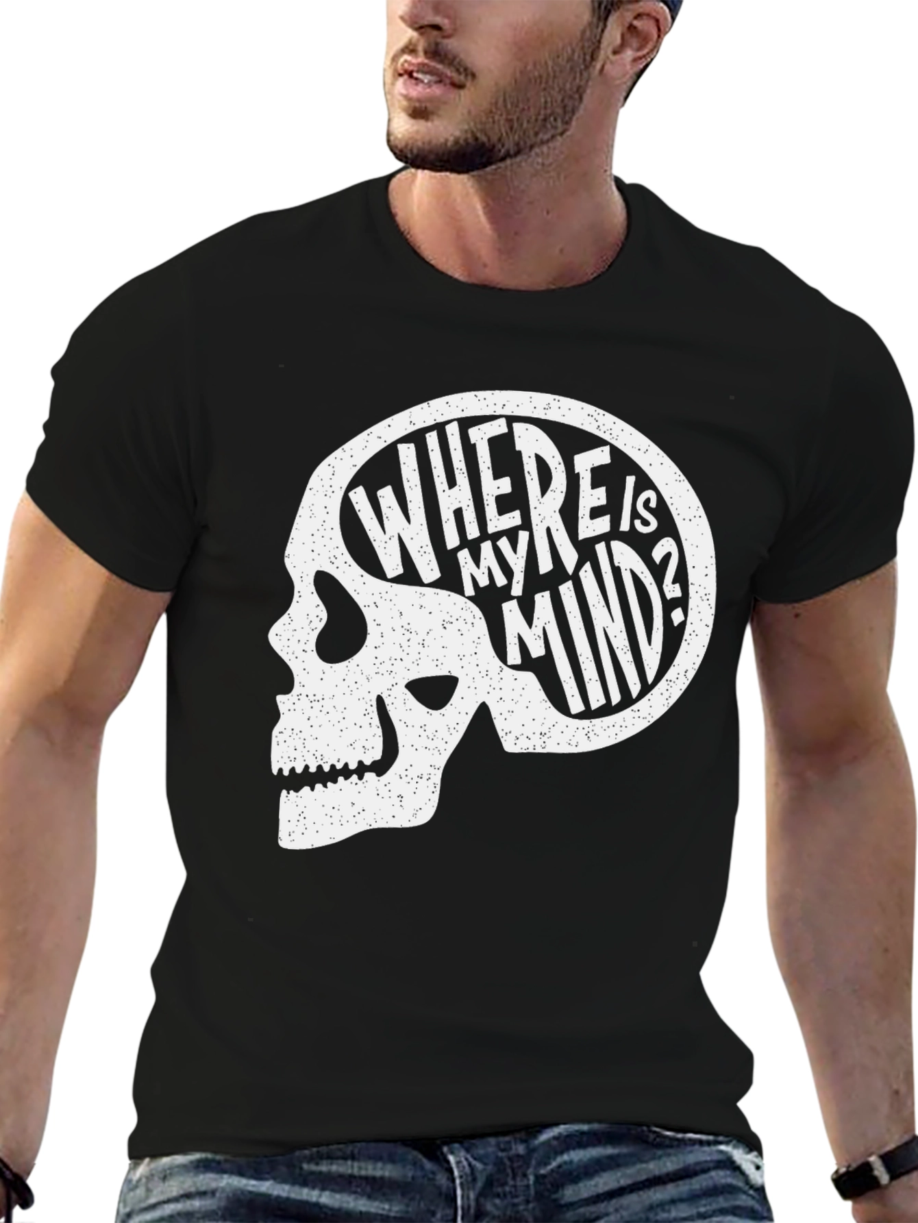 Where Is My Mind Skull Graphic Tee