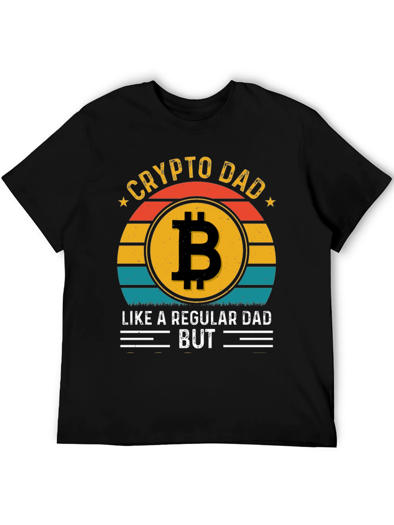 Crypto Dad T-Shirt - Bitcoin Lover