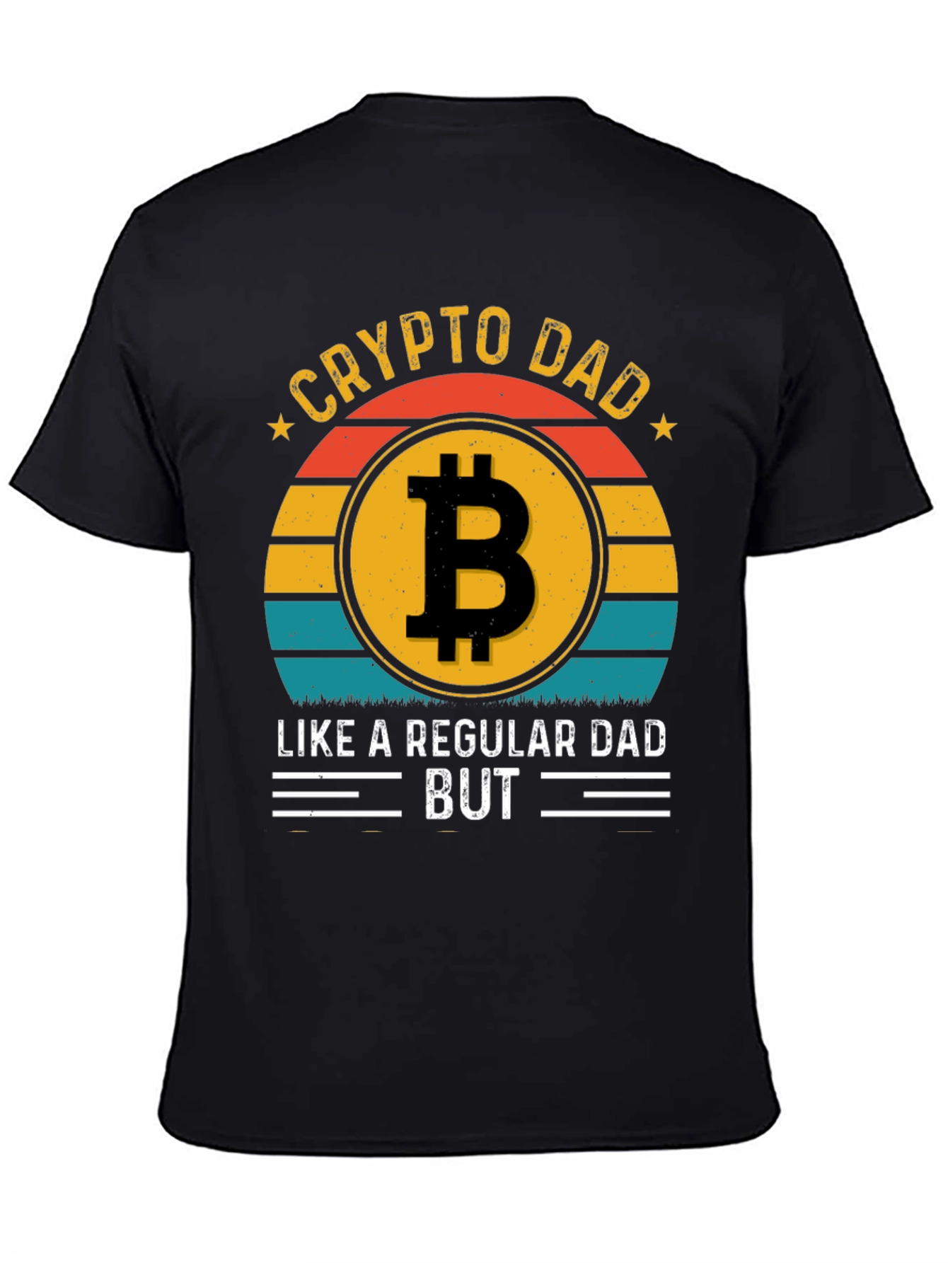 Crypto Dad T-Shirt - Bitcoin Lover