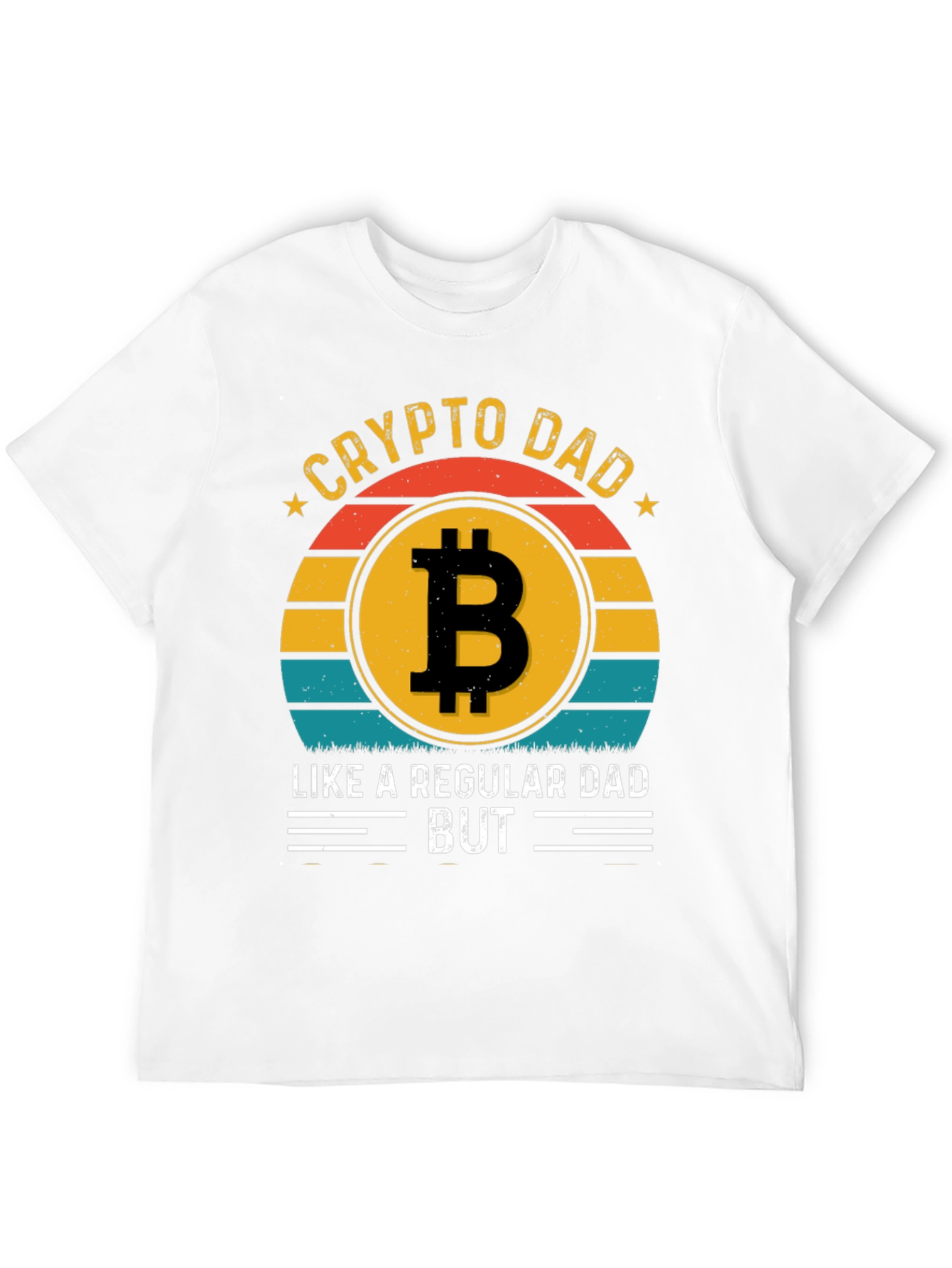 Crypto Dad T-Shirt - Bitcoin Lover