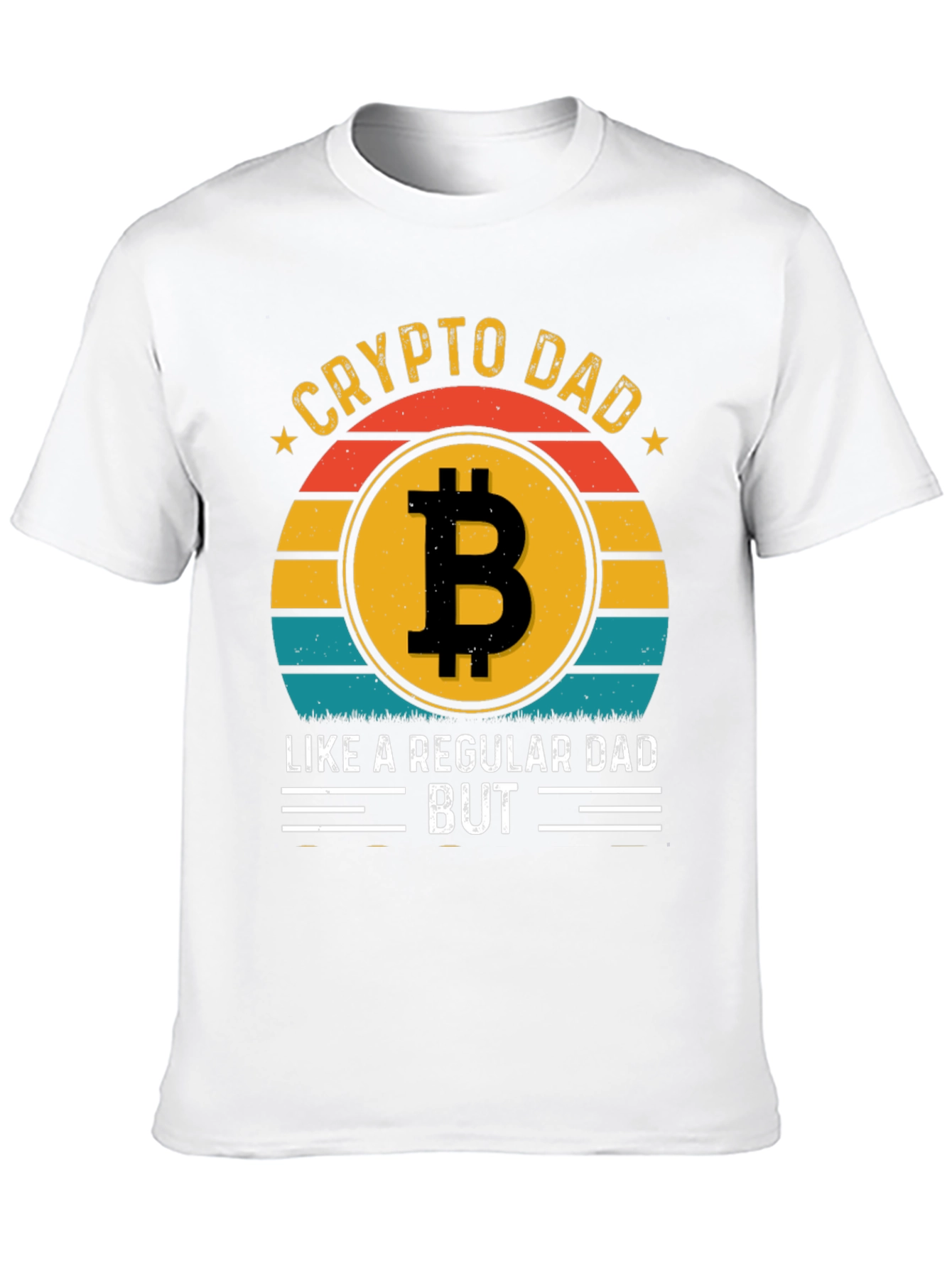 Crypto Dad T-Shirt - Bitcoin Lover