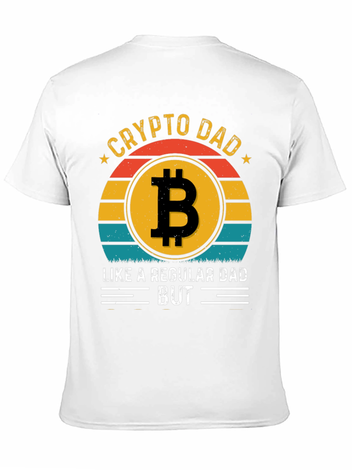 Crypto Dad T-Shirt - Bitcoin Lover