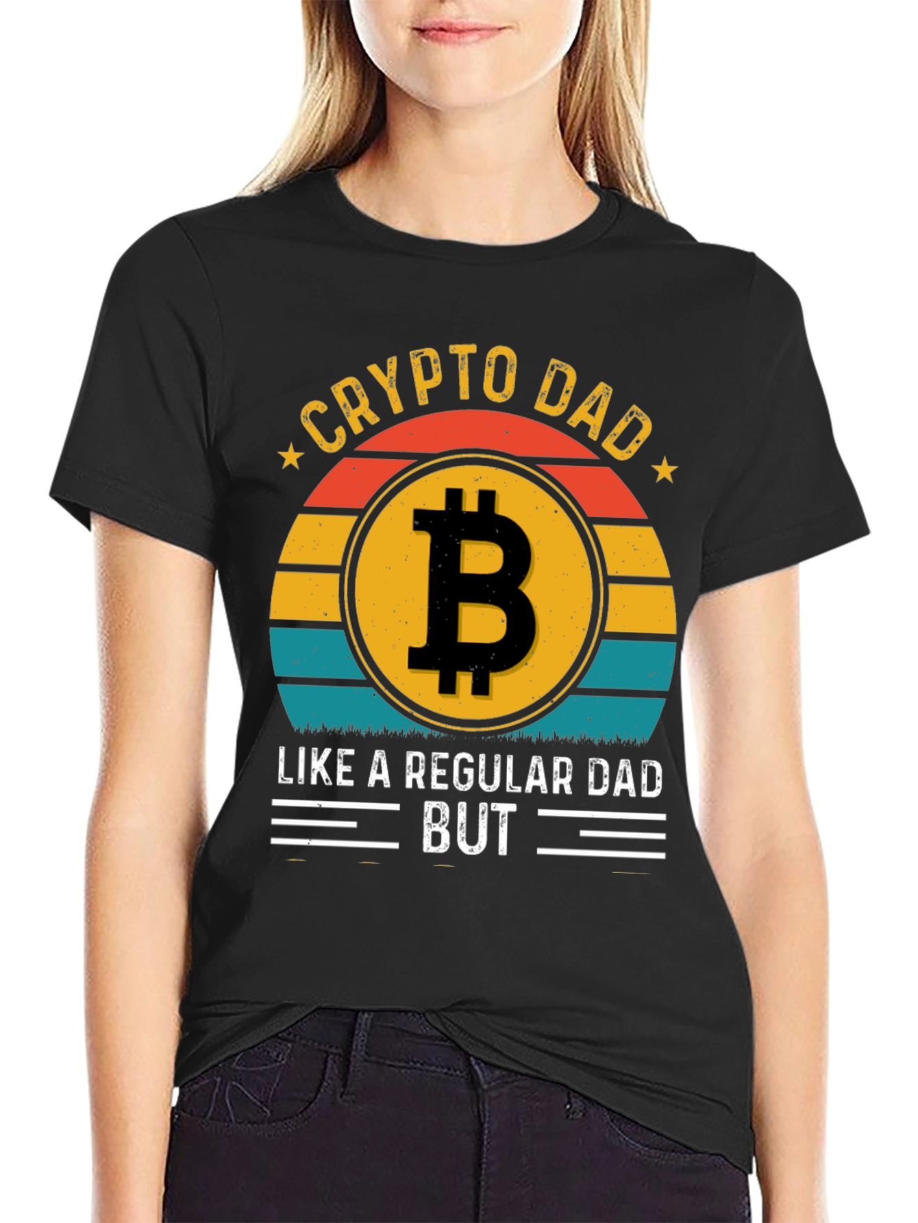 Crypto Dad T-Shirt - Bitcoin Lover
