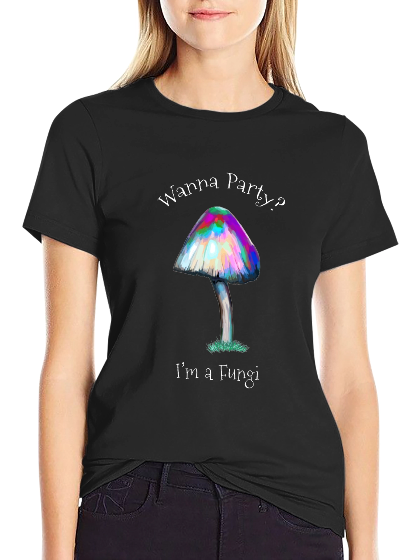 Wanna Party? Mushroom Fungi T-Shirt