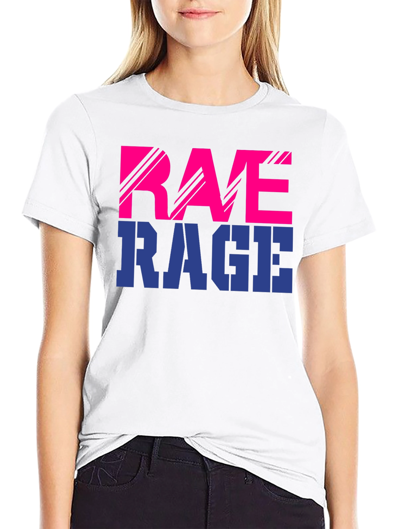 Rae Rage Graphic Tee - Black