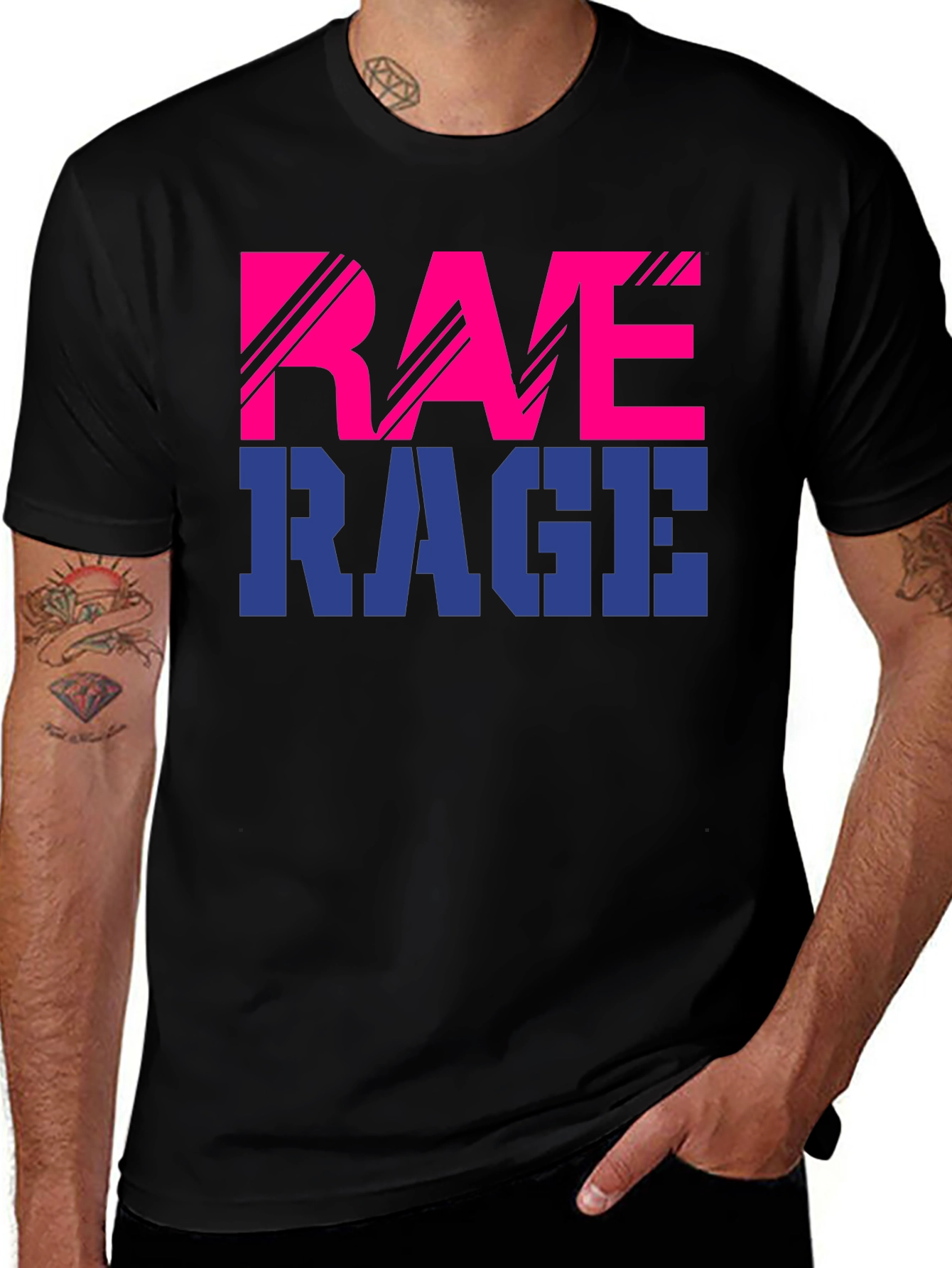 Rae Rage Graphic Tee - Black