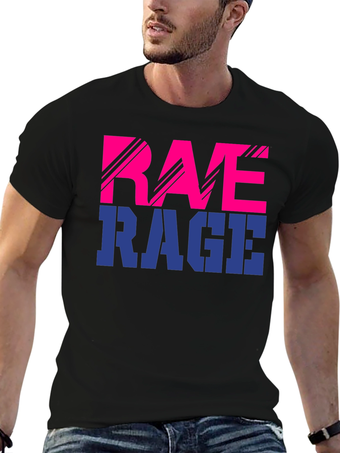 Rae Rage Graphic Tee - Black