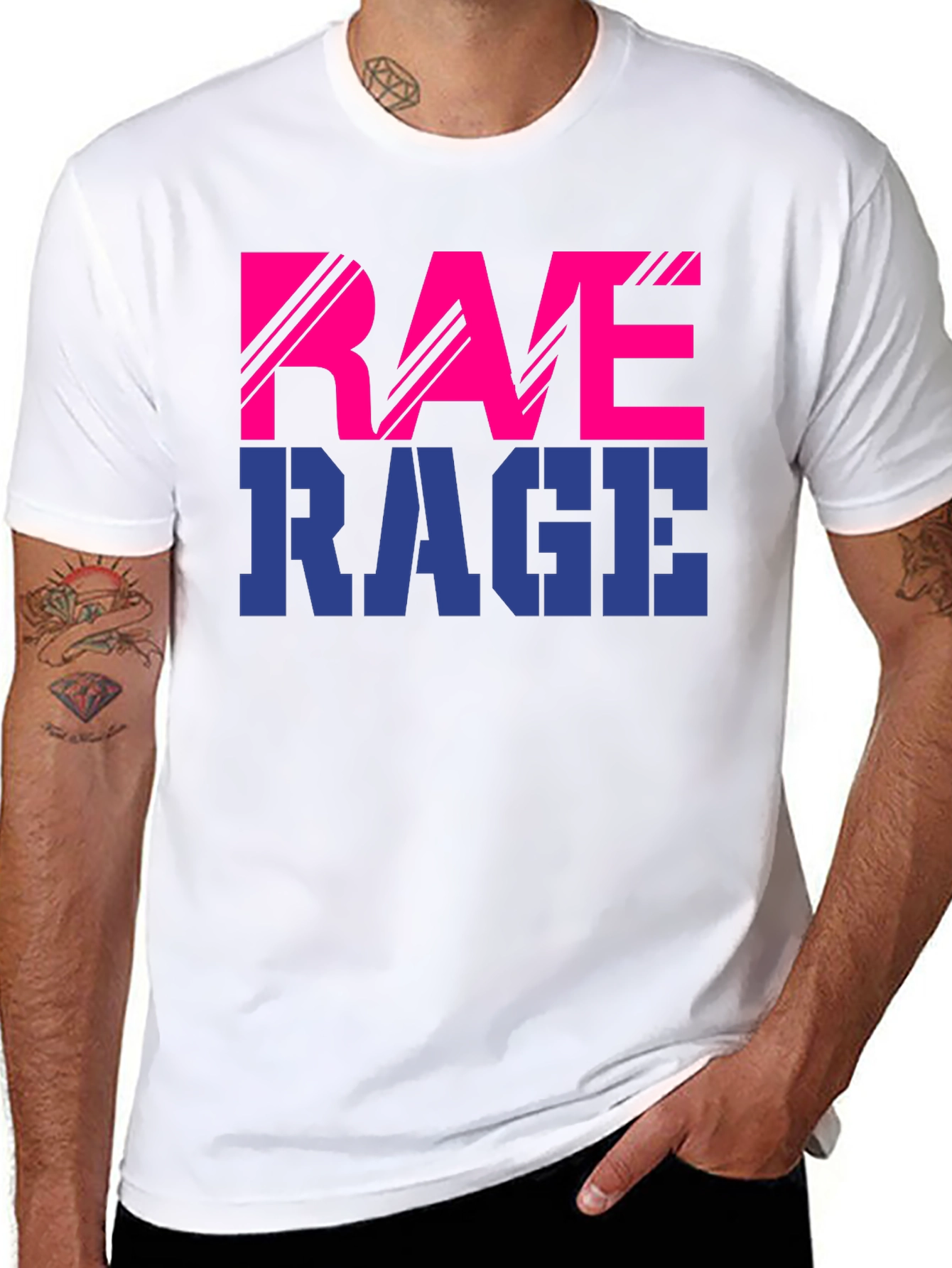 Rae Rage Graphic Tee - Black
