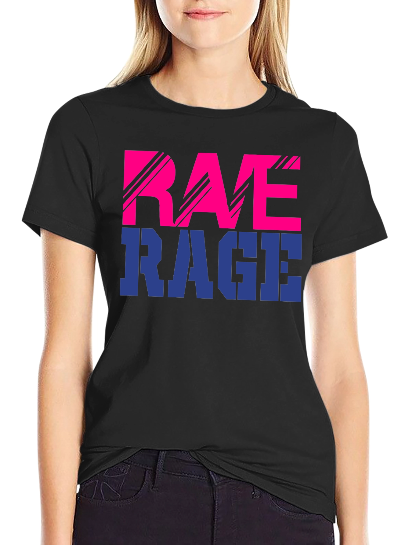 Rae Rage Graphic Tee - Black
