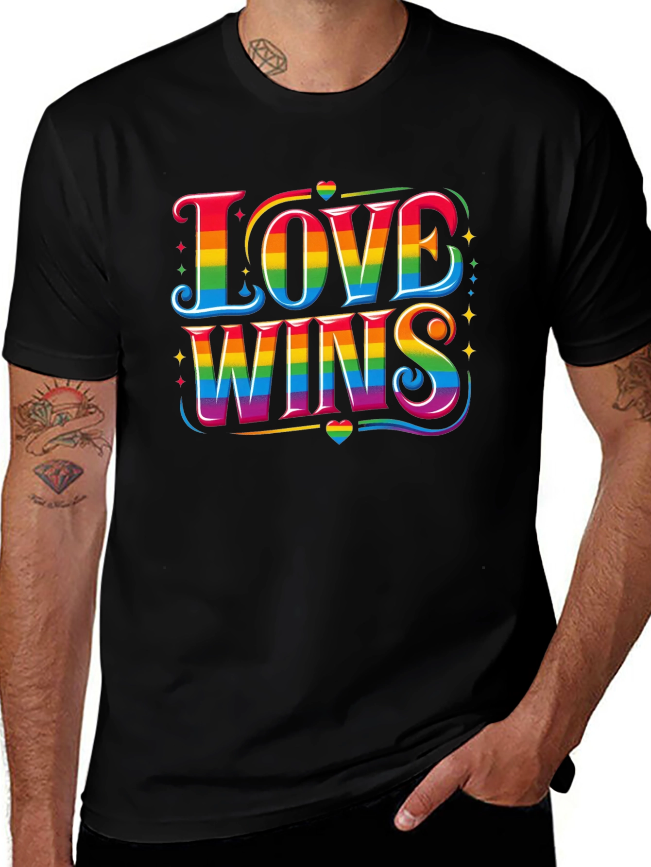 Love Wins Pride Rainbow T-Shirt