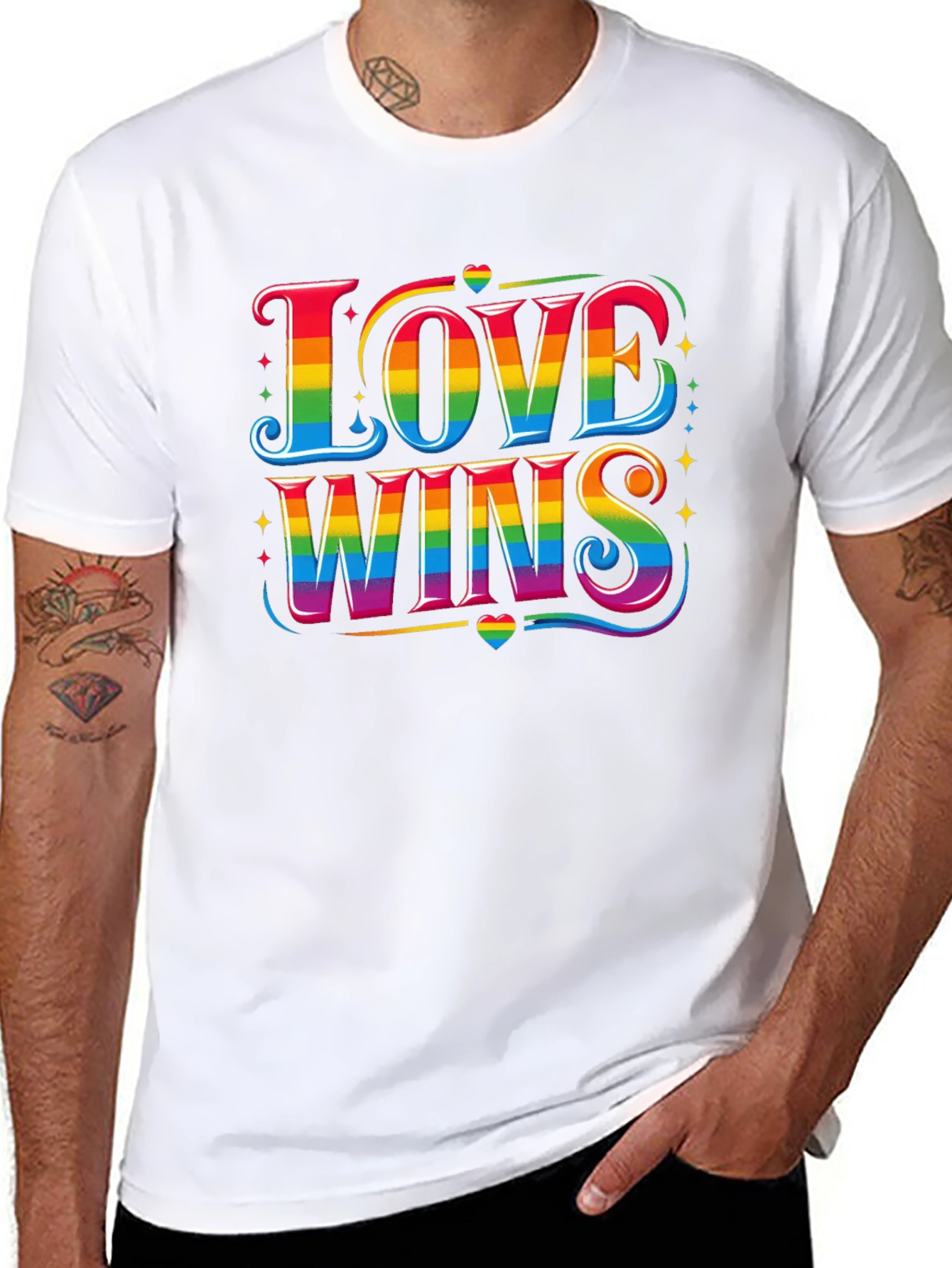 Love Wins Pride Rainbow T-Shirt