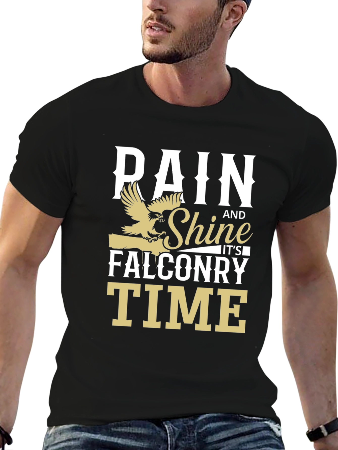 Pain and Shine Falconry Time T-Shirt