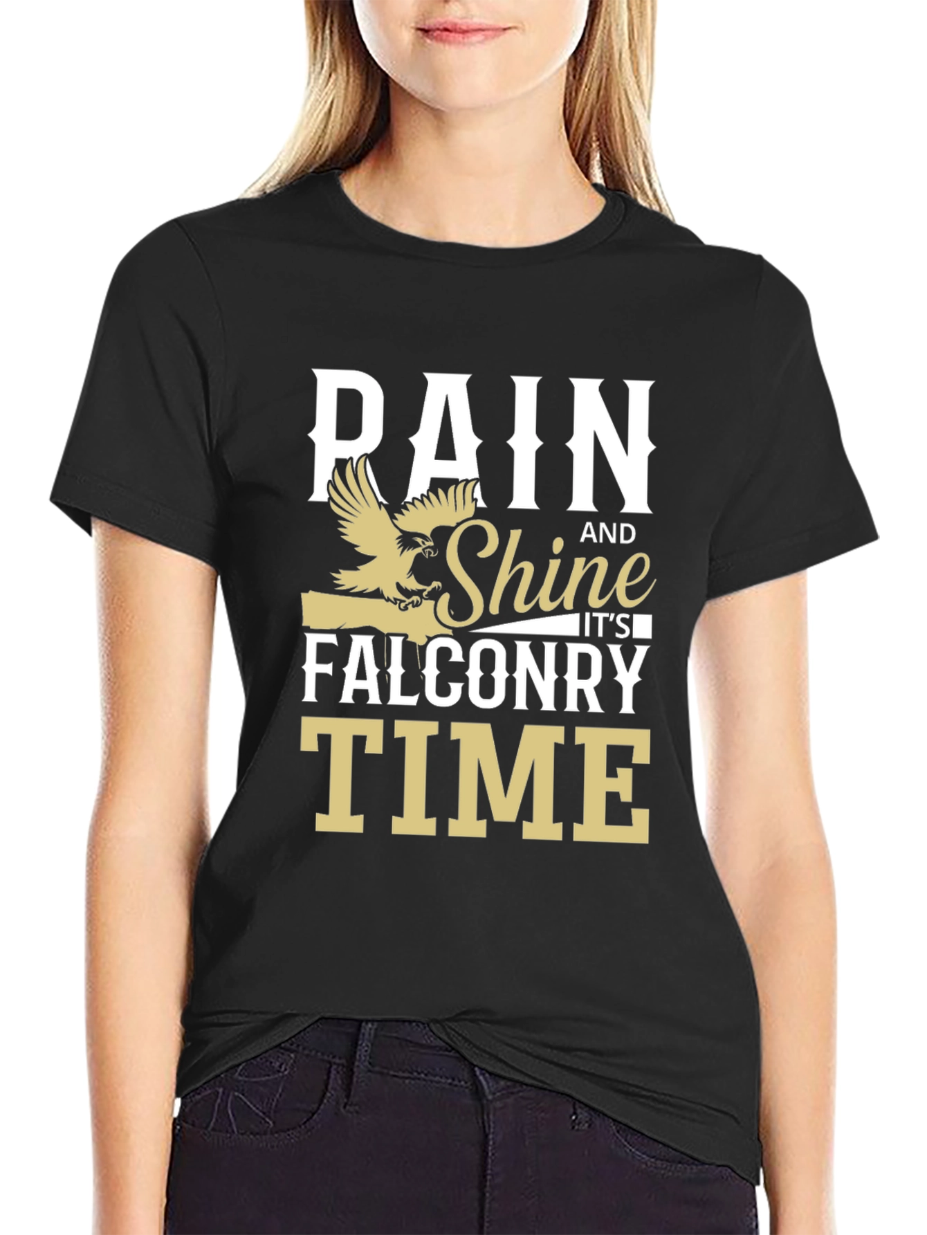 Pain and Shine Falconry Time T-Shirt