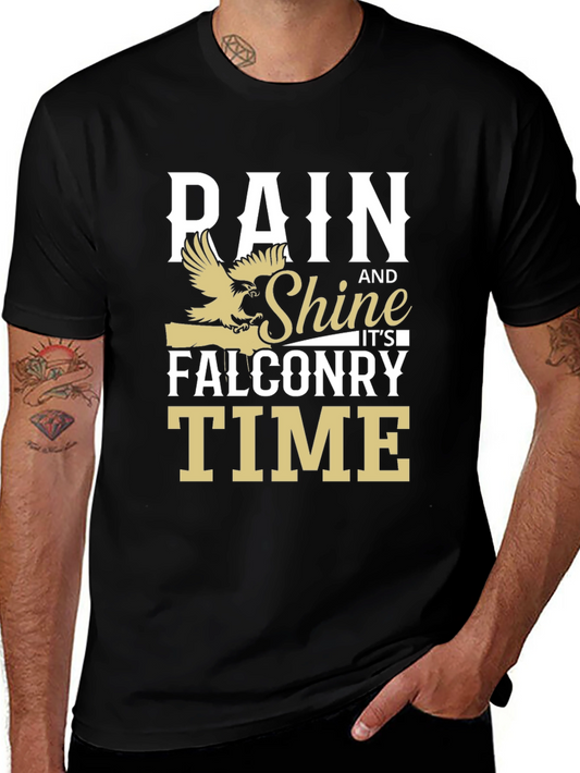 Pain and Shine Falconry Time T-Shirt